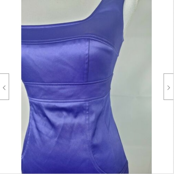 American Living Sz 2 Sheath Mini Dress Purple - Picture 2 of 6